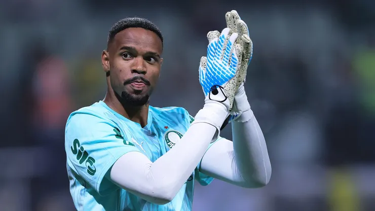 Carlos Miguel, goleiro do Palmeiras. Foto: Ettore Chiereguini/AGIF
