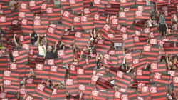 Torcedores do Flamengo fazendo a festa. Foto: Thiago Ribeiro/AGIF.