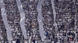 Torcedores do Santos fazendo a festa. Foto: Marcello Zambrana/AGIF.