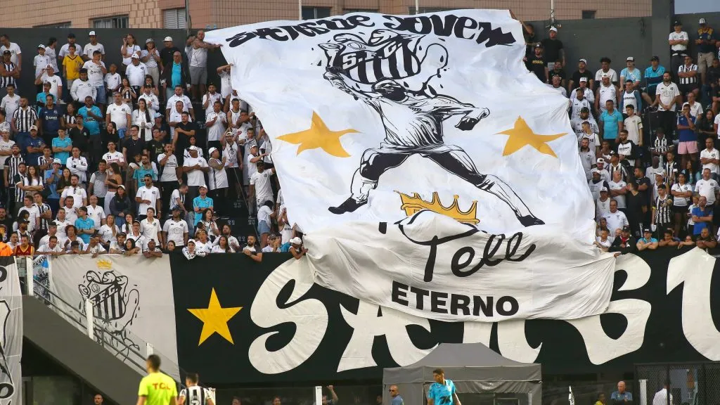 Santistas esperam uma boa atuação dos jogadores contra o Atlético-MG. Foto: Mauricio de Souza/AGIF.