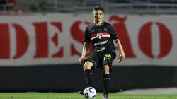 Pablo Maia jogador do Sao Paulo durante a partida contra o Atletico no estadio Morumbis em Sao Paulo (SP), pelo campeonato Brasileiro A 2025. Foto: Marlon Costa/AGIF
