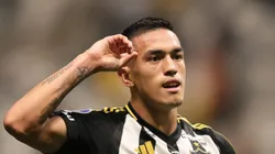 Cuello durante jogo do Galo na Arena MRV.