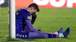 PE - RECIFE - 31/08/2025 - BRASILEIRO A 2025, SPORT X VASCO - Leo Jardim jogador do Vasco lamenta durante partida contra o Sport no estadio Ilha do Retiro pelo campeonato Brasileiro A 2025. Foto: Rafael Vieira/AGIF