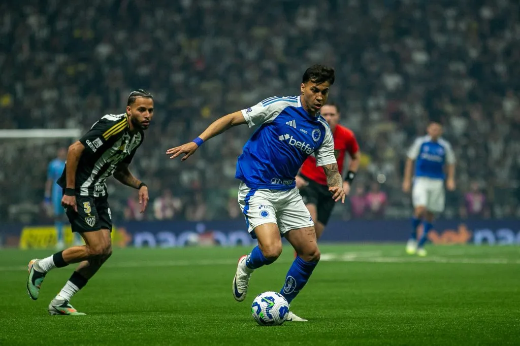 Cruzeiro levou a melhor no jogo de ida da Copa do Brasil. Foto: Fernando Moreno/AGIF