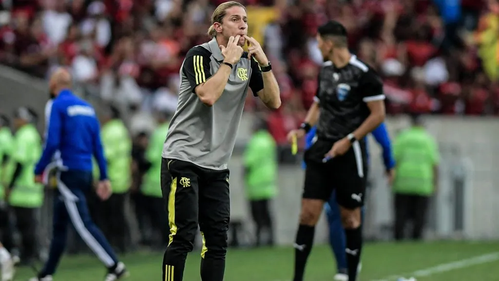 Filipe Luís, técnico do Flamengo