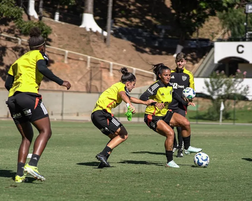 Treinamento das Vingadoras. Foto: Pedro Click/Atlético