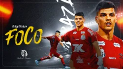 Gabriel Brazão busca se consolidar no Santos - Gilson Lobo e Fabio Giannelli/AGIF