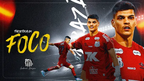 Gabriel Brazão busca se consolidar no Santos - Gilson Lobo e Fabio Giannelli/AGIF