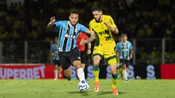 Braithwaite jogador do Grêmio durante partida contra o Mirassol - FOTO: Rainier Moura / Grêmio FBPA
