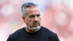 RJ - RIO DE JANEIRO - 31/08/2025 - BRASILEIRO A 2025, FLAMENGO X GREMIO - Jose Boto diretor de futebol do Flamengo durante partida contra o Gremio no estadio Maracana pelo campeonato Brasileiro A 2025.