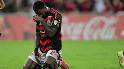 Gerson jogador do Flamengo durante partida contra o Deportivo Tachira no estadio Maracana pelo campeonato Copa Libertadores 2025. Foto: Thiago Ribeiro/AGIF
