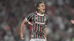 RJ - RIO DE JANEIRO - 10/09/2025 - COPA DO BRASIL 2025, FLUMINENSE X BAHIA - Canobbio jogador do Fluminense comemora seu gol durante partida contra o Bahia no estadio Maracana pelo campeonato Copa Do Brasil 2025. Foto: Thiago Ribeiro/AGIF