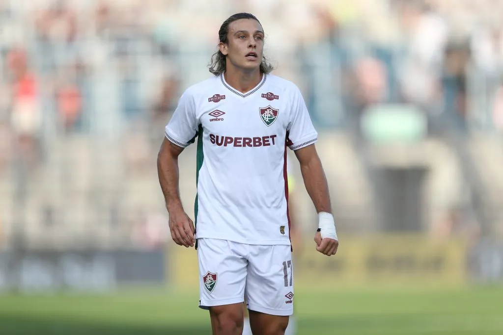 Canobbio jogador do Fluminense comenta sobre classificação na Copa do Brasil. Foto: Marlon Costa/AGIF