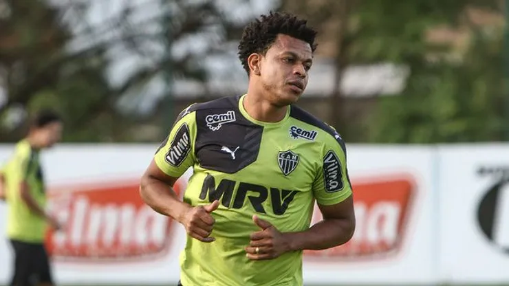 Edcarlos em treino pelo Atlético-MG. Foto: Bruno Cantini / Atlético