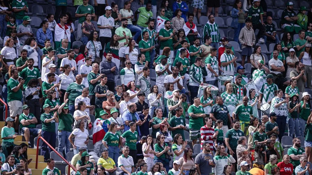 Torcida do Palmeiras no estádio