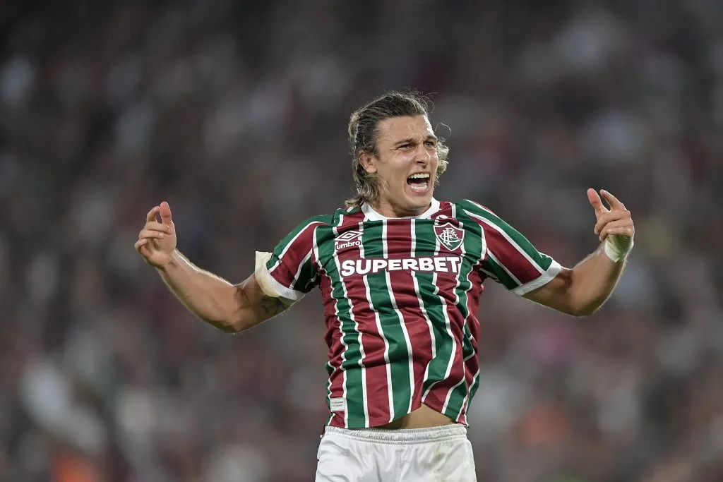 Canobbio marcou na vitória do Fluminense sobre o Bahia. Foto: Thiago Ribeiro/AGIF