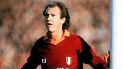 Paulo Roberto Falcão como jogador da Roma.