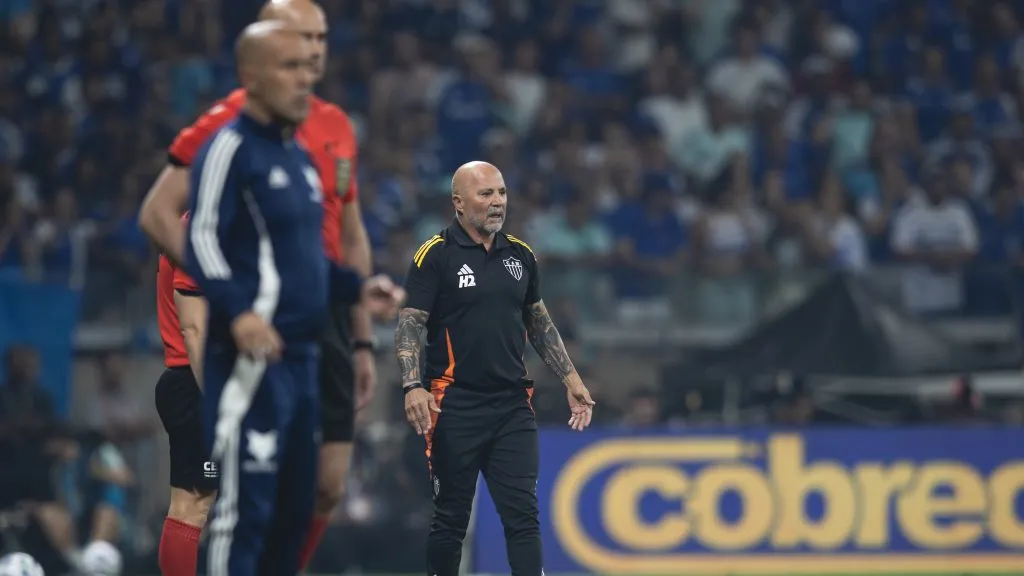 Sampaoli tem aval da diretoria do Galo para fazer mudanças – Foto: Pedro Souza / Atlético