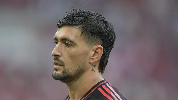 RJ - RIO DE JANEIRO - 31/08/2025 - BRASILEIRO A 2025, FLAMENGO X GREMIO - Arrascaeta jogador do Flamengo durante partida contra o Gremio no estadio Maracana pelo campeonato Brasileiro A 2025.