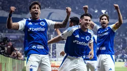 Cruzeiro festeja gol contra o Atlético-MG pela Copa Betano do Brasil (Gustavo Aleixo/Cruzeiro)