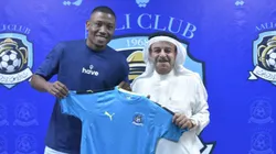 Michel Rocha sendo apresentado no A'Ali. Foto: Divulgação/A’Ali