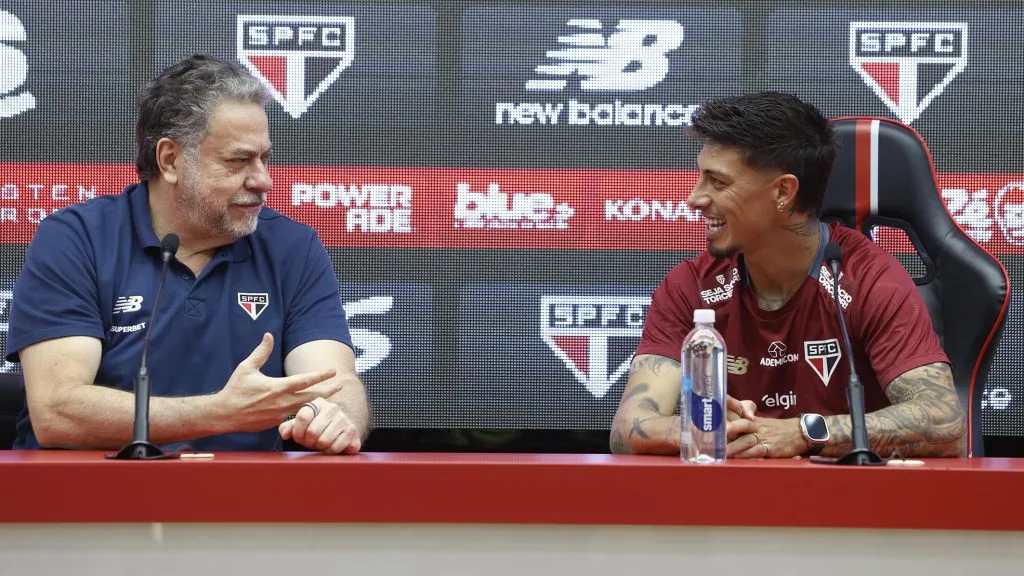Rigoni apresentado no São Paulo - Foto: Rubens Chiri / São Paulo FC