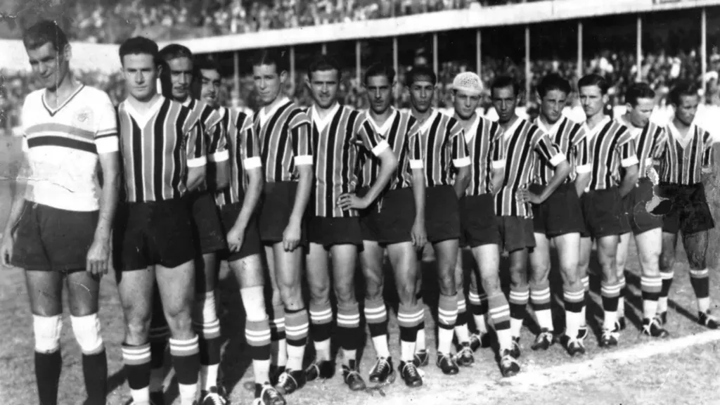 Time do Grêmio que venceu o Santos em 1935