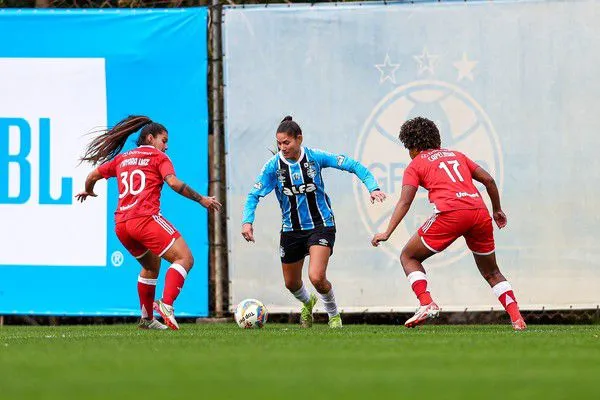 Gre-Nal do Gauchão Feminino. Foto: Angelo Pieretti/Grêmio FBPA