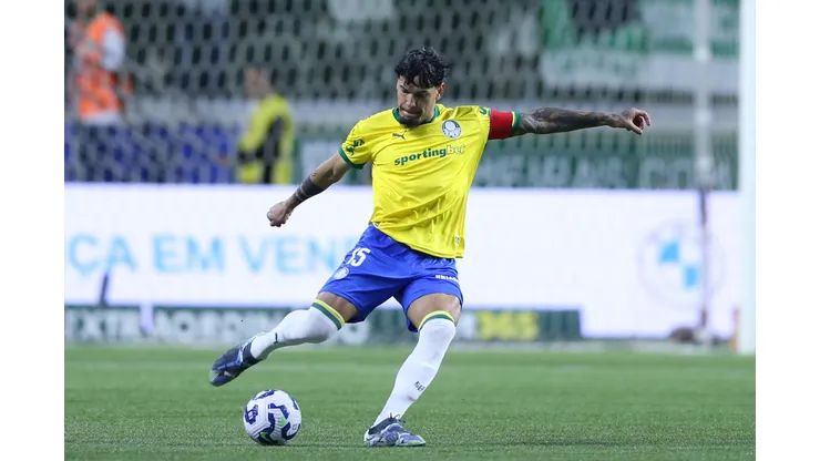 SP - SAO PAULO - 25/08/2025 - BRASILEIRO A 2025, PALMEIRAS X SPORT - Gustavo Gomez jogador do Palmeiras durante a partida contra o Sport no Allianz Parque em Sao Paulo (SP), pelo campeonato Brasileiro A 2025. Foto: Marlon Costa/AGIF