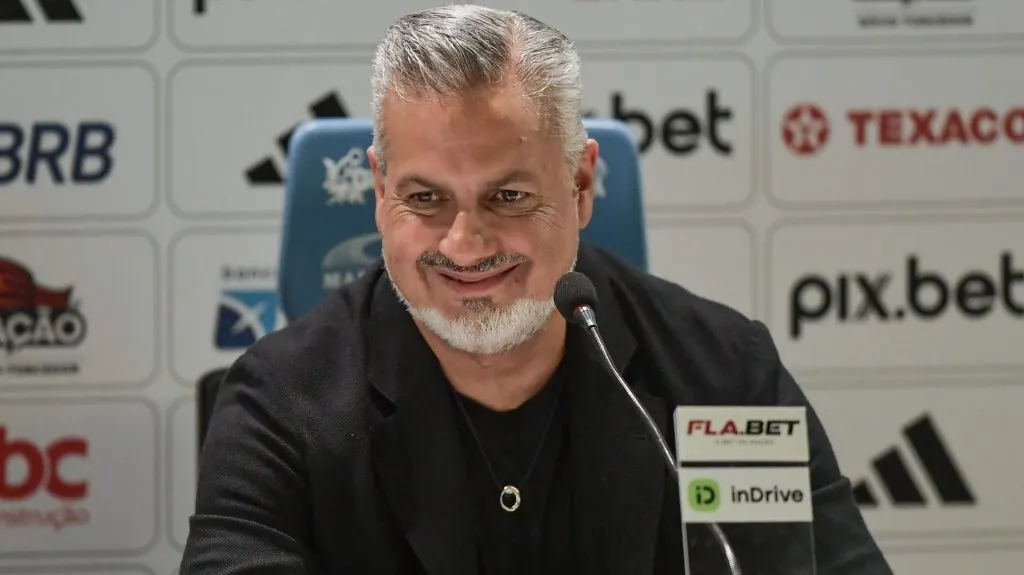 José Boto durante entrevista coletiva. Foto: Thiago Ribeiro/AGIF