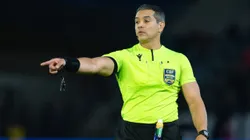 O arbitro Felipe Fernandes de Lima durante partida entre Bragantino e Internacional no estadio Cicero De Souza Marques pelo campeonato Brasileiro A 2025. Foto: Anderson Romao/AGIF