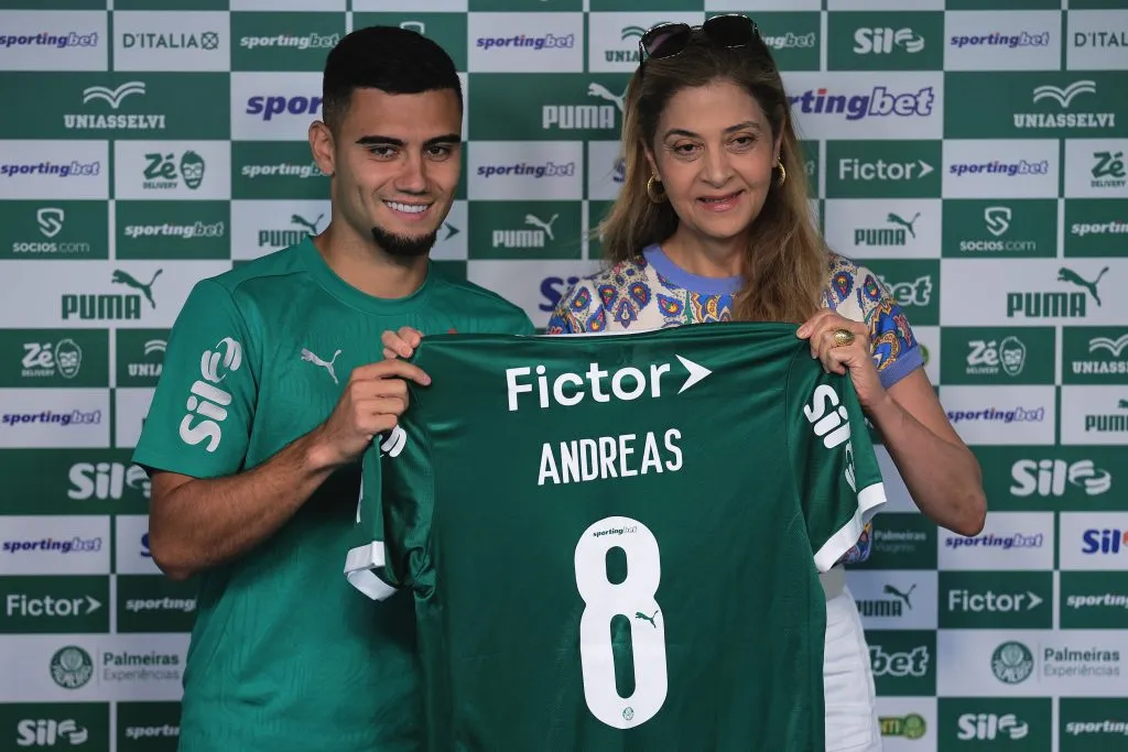 Andreas Pereira durante sua apresentação no Palmeiras. Foto: Ettore Chiereguini/AGIF