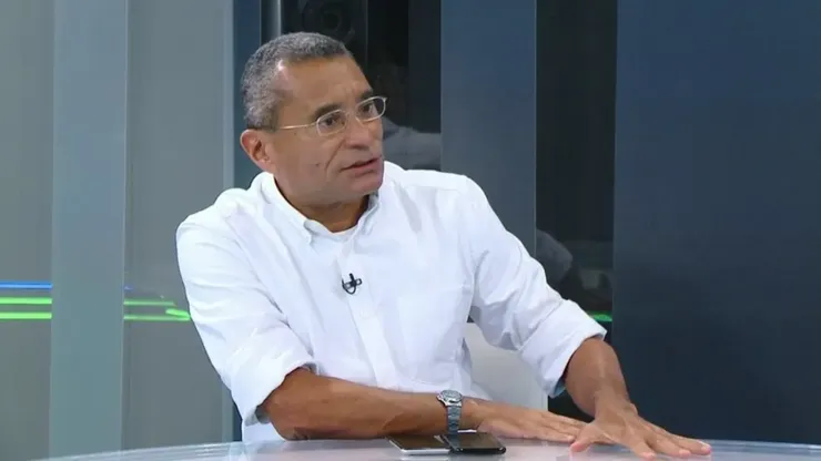PC Vasconcellos criticou o árbitro de São Paulo e Flamengo Foto: Reprodução/SporTV