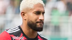 Pablo durante partida entre Coritiba e Flamengo, no Estádio Couto Pereira, pelo Brasileirão 2022.