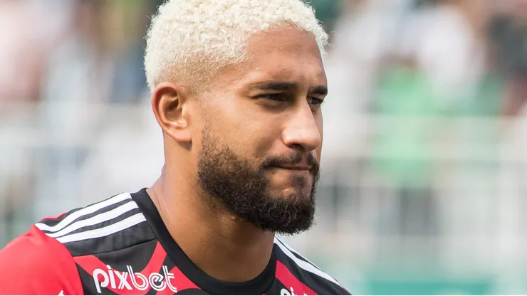 Pablo durante partida entre Coritiba e Flamengo, no Estádio Couto Pereira, pelo Brasileirão 2022.