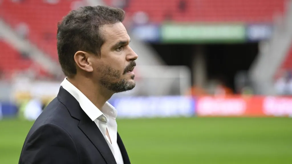 Admar Lopes diretor executivo do Vasco antes da partida contra o Botafogo no estadio Mane Garrincha pelo campeonato Brasileiro A 2025. Foto: Mateus Bonomi/AGIF