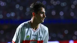 Rodriguinho jogador do Sao Paulo durante partida contra o Athletico-PR no estadio Morumbi pelo campeonato Copa Do Brasil 2025. Foto: Marcello Zambrana/AGIF