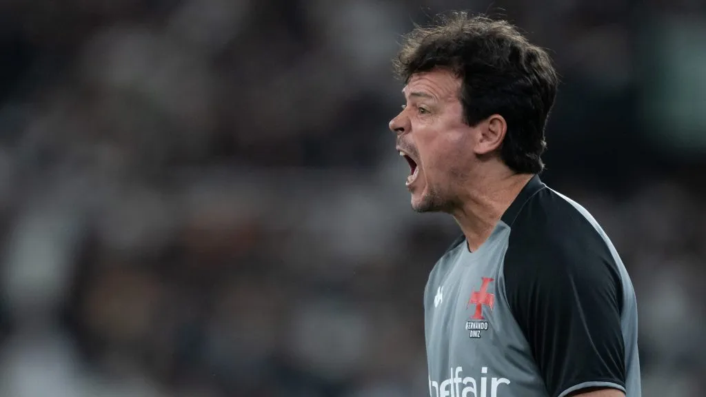 Fernando Diniz, técnico do Vasco. Foto: Jorge Rodrigues/AGIF.