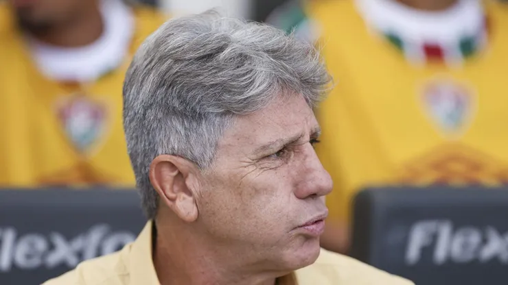 Renato Gaúcho, técnico do Fluminense em partida pelo campeonato brasileiro