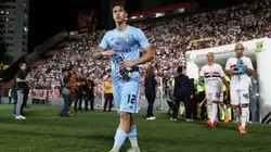 Leandro goleiro do Sao Paulo durante a partida entre Sport e Sao Paulo na Ilha do Retiro em Recife (PE), pelo Campeonato Brasileiro da Serie A 2025. Foto: Marlon Costa/AGIF