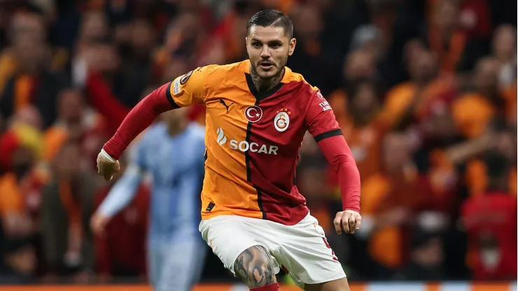 Mauro Icardi, atacante do Galatasaray em partida pelo campeonato turco