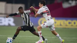 Cuiabano jogador do Botafogo durante partida contra o São Paulo - Foto: Thiago Ribeiro/AGIF