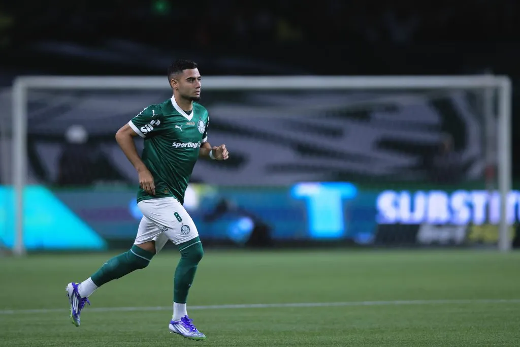 SP – SAO PAULO – 13/09/2025 – BRASILEIRO A 2025, PALMEIRAS X INTERNACIONAL – Andreas Pereira jogador do Palmeiras durante partida contra o Internacional no estadio Arena Allianz Parque pelo campeonato Brasileiro A 2025. Foto: Ettore Chiereguini/AGIF