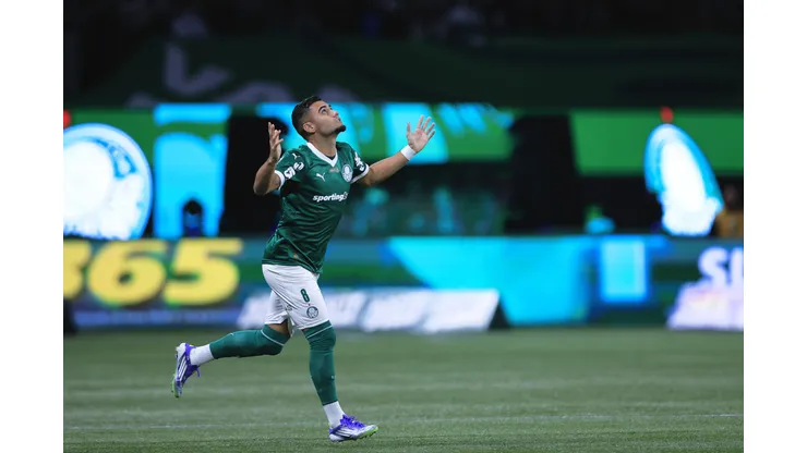 SP - SAO PAULO - 13/09/2025 - BRASILEIRO A 2025, PALMEIRAS X INTERNACIONAL - Andreas Pereira jogador do Palmeiras durante partida contra o Internacional no estadio Arena Allianz Parque pelo campeonato Brasileiro A 2025. Foto: Ettore Chiereguini/AGIF