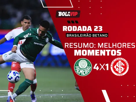 Palmeiras vence Internacional por 4 a 1 pelo Brasileirão Betano