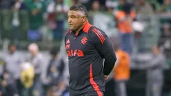 Roger Machado comandando o Internacional no Allianz Parque.