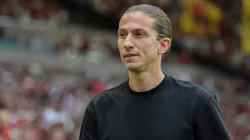 RJ - RIO DE JANEIRO - 31/08/2025 - BRASILEIRO A 2025, FLAMENGO X GREMIO - Filipe Luis tecnico do Flamengo durante partida contra o Gremio no estadio Maracana pelo campeonato Brasileiro A 2025. Foto: Thiago Ribeiro/AGIF