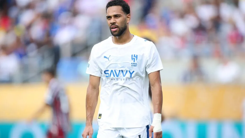 Renan Lodi no Al-Hilal (Photo by Alex Grimm/Getty Images)