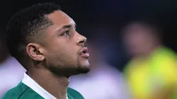 Vitor Roque em ação durante Palmeiras x Internacional - Foto: Ettore Chiereguini/AGIF