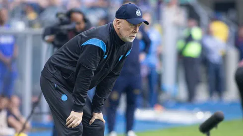 Mano Menezes tecnico do Gremio durante partida contra o Mirassol no estadio Arena do Gremio pelo campeonato Brasileiro A 2025. Foto: Maxi Franzoi/AGIF